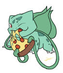 Bulbasaur Pizza